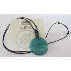 Aurora GlassWear Pendant Necklace-Turtle-Teal