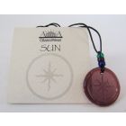 Aurora GlassWear Pendant Necklace-Sun-Amethyst