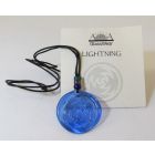 Aurora GlassWear Pendant Necklace-Lightning-Cobalt