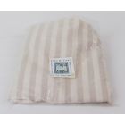 Native Organic – Bassinet Sheet, Fitted, Natural/Natural Cafe Striped