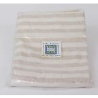 Native Organic – Crib Sheet, Flat, Natural/Natural Cafe Striped