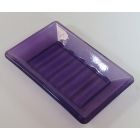 Recycled Glass Soap Dish - Lavender