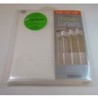 InterDesign - Hitchcock Ecopreme Shower Stall Curtain - White/Clear