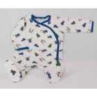 Under the Nile Side Snap Footie – Little King