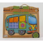 Green Start Wooden Puzzle - Love Bus