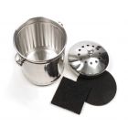 RSVP Stainess Steel Compost Pail with 2 Filters – 1 gallon