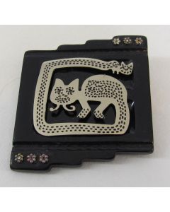 Michael Baehr Jewelry Brooch/Pendant-Cat