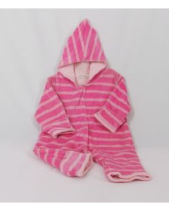 Under the Nile Warm Suit – Pink Striped, nb-3 mo