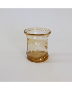 Aurora Glass Votive Candle Holder – Apricot