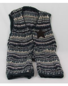 Madrone Berries 1-pc Jumper, Multi-colored, Wool knit, Star, 18 Months