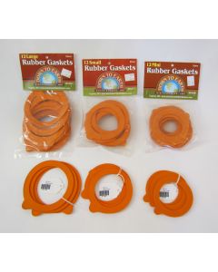 Rubber Gaskets w/pull tab, for French Style Canning/Storage Jars