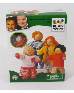 Plan Toys Modern Doll Family, Age 3+