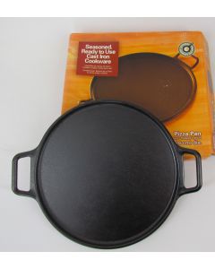 Lodge Pro Logic Cast Iron Pizza Pan, 14” w/recipes