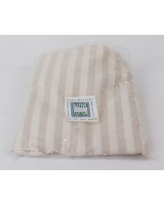 Native Organic – Bassinet Sheet, Fitted, Natural/Natural Cafe Striped