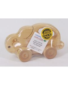 Schoolhouse Naturals Push N Pull Toy - Bunny
