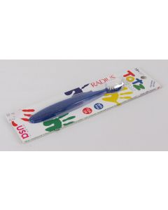 Radius Totz Toothbrush, Extra Soft, 18+ Months, Blue
