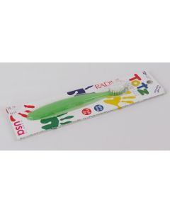 Radius Totz Toothbrush, Extra Soft, 18+ Months, Green