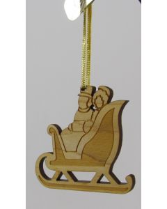 Maple Landmark Ornament-Sleigh