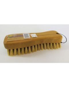 Lola Natural Fiber Tampico Scrub Brush, Bamboo Handle