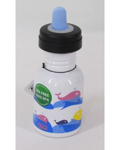 OGGI Stainless Steel Sippy Bottle, Whales