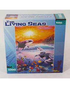 Buffalo Games Jigsaw Puzzle - Orca Sunrise