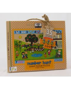 Green Start Giant Floor Puzzle, Number Hunt