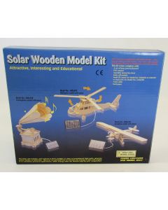 Solar Wooden Model Kit – Aeroplane