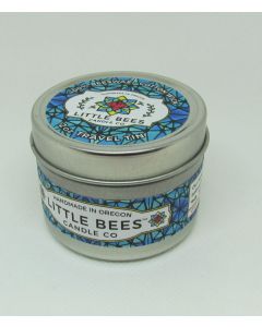 Little Bees Candle Travel Candle in Tin