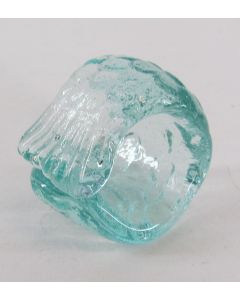 Aurora Glass Fish Napkin Ring-Clear